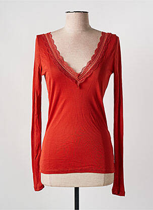 Tricou portocaliu VILA femeie