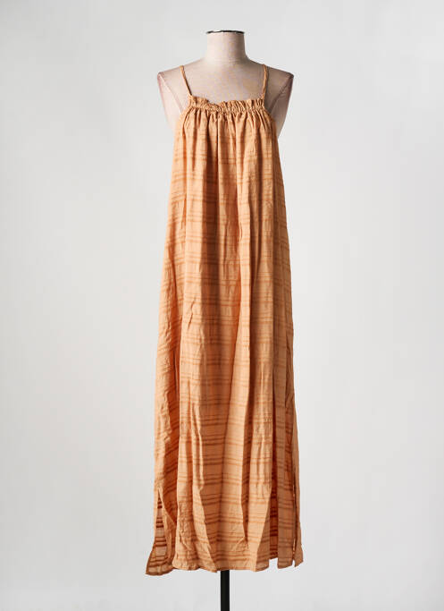 Rochie lungă portocaliu OBJECT femeie