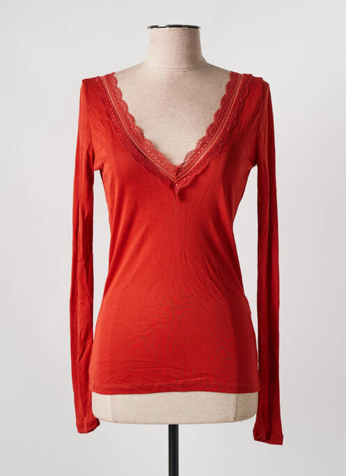 Tricou portocaliu VILA femeie