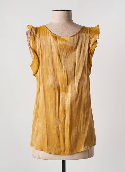 Top galben VILA femeie