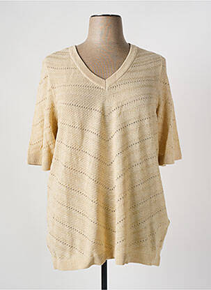 Pulover tunică auriu EVOKED VILA femeie