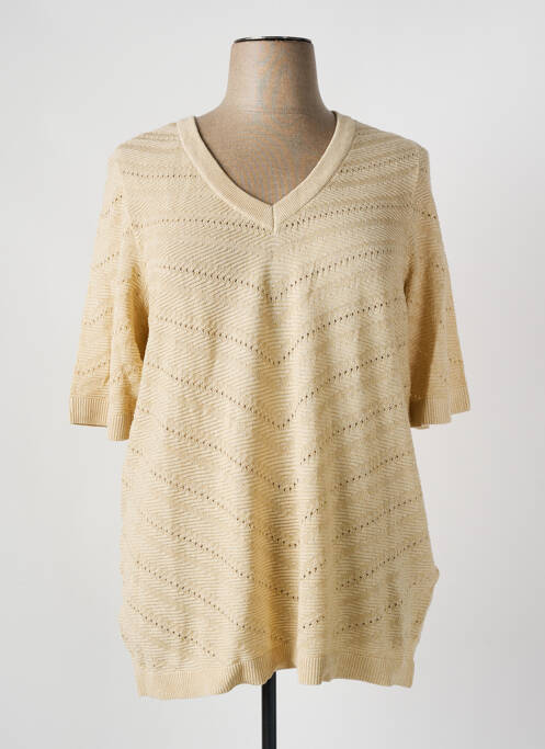 Pulover tunică auriu EVOKED VILA femeie