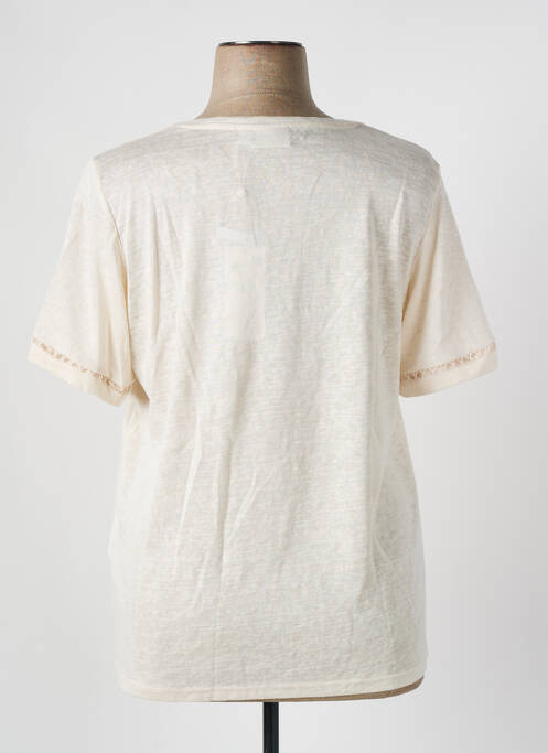 Tricou bej EVOKED VILA femeie