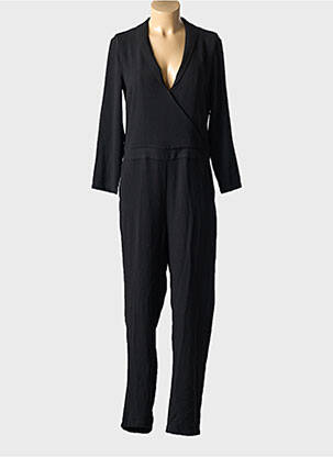 Salopetă-pantalon guler în v negru VILA femeie