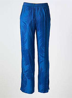 Pantalon drept talie elastică mărime normală albastru VILA femeie