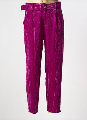 Pantalon slim mărime normală mărime normală violet ADILYNN femeie