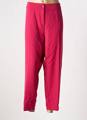 Pantalon 7/8 talie elastică mărime normală roz EVOKED VILA femeie