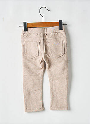 Pantalon slim talie elastică talie elastică bej MAYORAL fată
