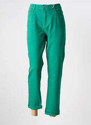 Blugi cu croială dreaptă verde ONADO femeie