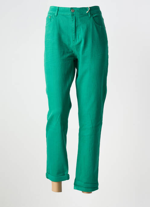 Blugi cu croială dreaptă verde ONADO femeie