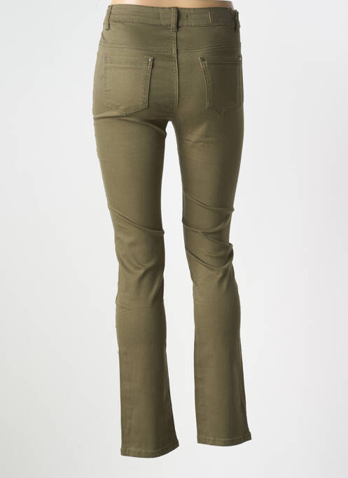 Blugi cu croială slim verde VOGGO femeie