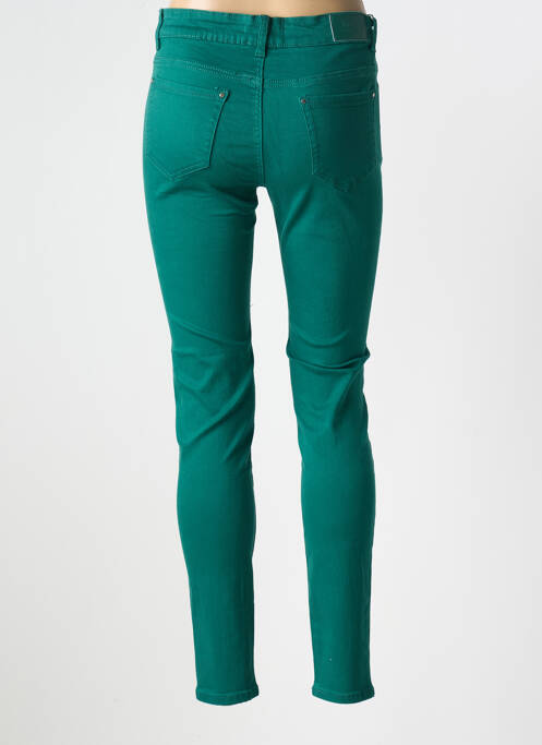 Blugi cu croială slim verde VOGGO femeie