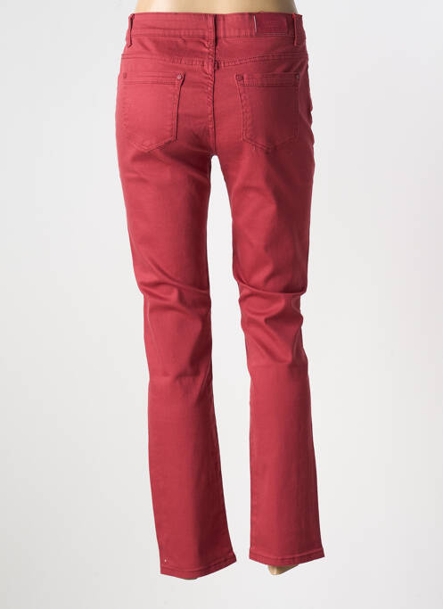 Blugi cu croială slim roșu VOGGO femeie
