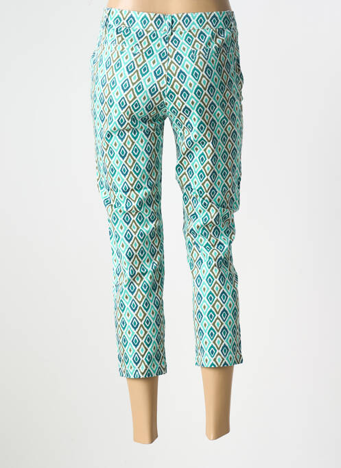Pantalon 7/8 verde SARAH JOHN femeie