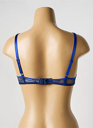 Sutien efect material satinat top sutien modelat albastru PASSIONATA femeie