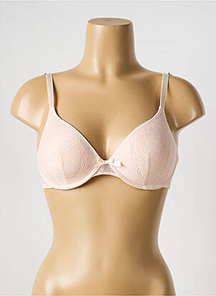 Sutien efect material satinat top sutien modelat roz PASSIONATA femeie