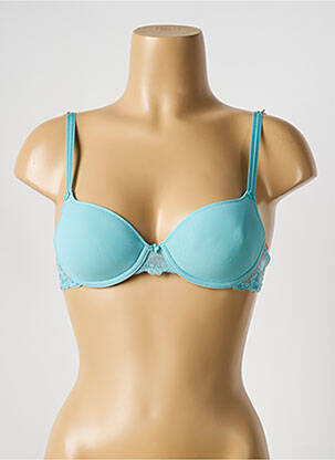 Sutien efect material satinat top sutien modelat albastru PASSIONATA femeie