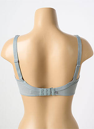 Sutien efect material satinat sutien cupe întregi cu decolteu înalt gri SIMONE PERELE femeie