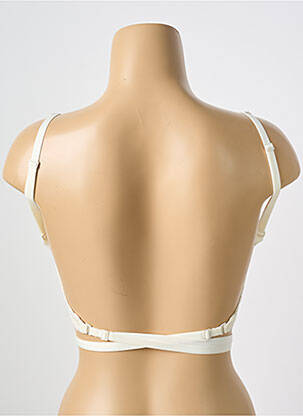 Sutien efect material satinat top sutien modelat alb SIMONE PERELE femeie