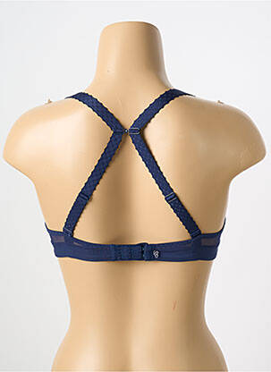 Sutien efect material satinat top sutien modelat albastru SIMONE PERELE femeie