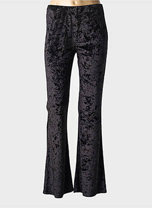 Pantalon evazat elasticitate mărime normală negru ESTEL COLLECTION femeie