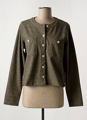 Vestă cu mâneci lungi verde LPB femeie