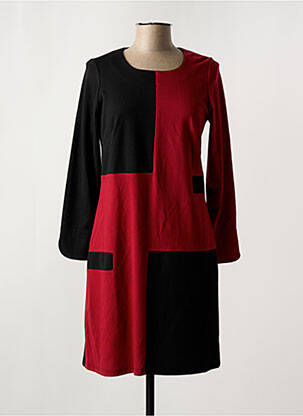 Rochie midi roșu FRANCE RIVOIRE femeie