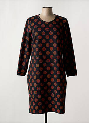 Rochie midi mâneci lungi mâneci lungi negru FRANCE RIVOIRE femeie