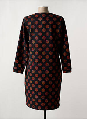 Rochie midi mâneci lungi mâneci lungi negru FRANCE RIVOIRE femeie