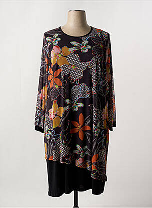 Rochie midi negru FRANCE RIVOIRE femeie