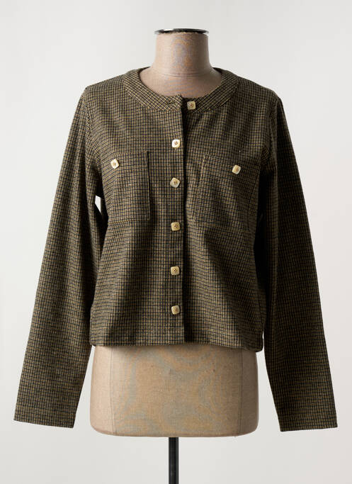 Vestă cu mâneci lungi verde LPB femeie