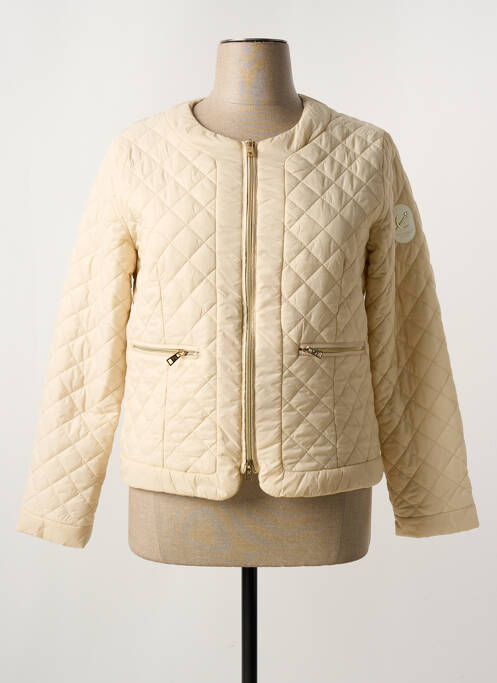 Geacă matlasată bej CAFE NOIR femeie