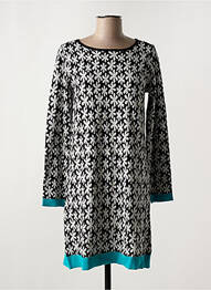 Rochie pulover elasticitate mâneci lungi negru SURKANA femme