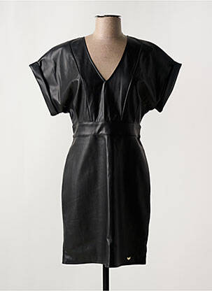 Rochie scurtă mâneci scurte mâneci scurte negru LES P'TITES BOMBES femeie
