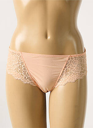 Chilot efect material satinat portocalie SIMONE PERELE femeie