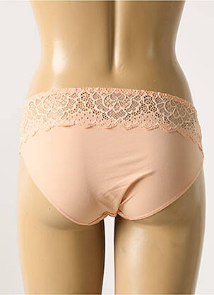 Chilot efect material satinat portocalie SIMONE PERELE femeie