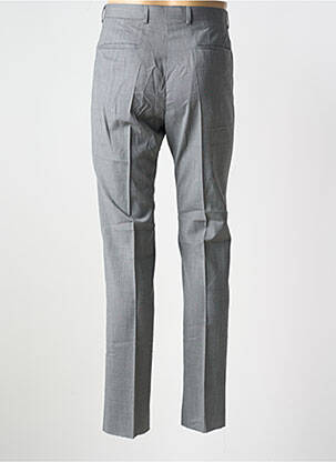 Pantalon slim țesătură poplin mărime normală gri STRELLSON bărbat