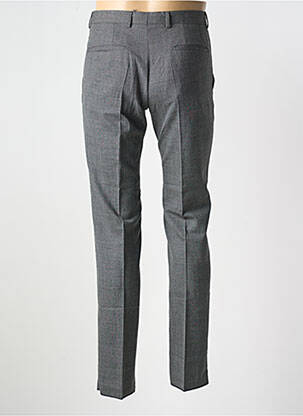 Pantalon slim țesătură poplin mărime normală gri STRELLSON bărbat