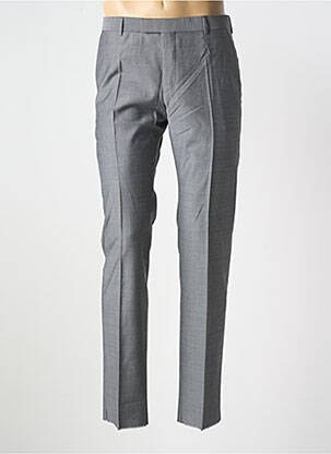 Pantalon slim țesătură poplin mărime normală gri STRELLSON bărbat