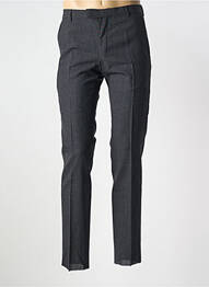 Pantalon slim țesătură poplin mărime normală gri STRELLSON homme