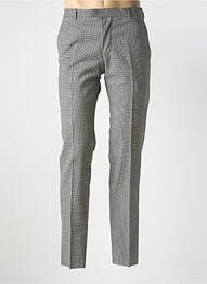 Pantalon slim țesătură poplin mărime normală gri STRELLSON homme