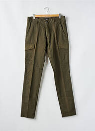 Pantalon cargo țesătură poplin mărime normală verde STRELLSON homme
