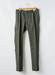 Pantalon slim țesătură poplin mărime normală verde CLOSED bărbat