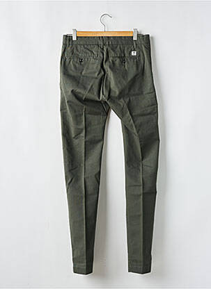 Pantalon slim țesătură poplin mărime normală verde CLOSED bărbat