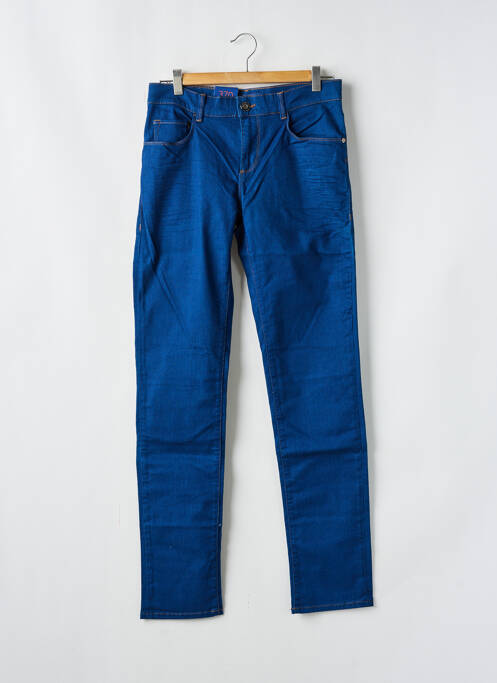 Blugi cu croială slim albastru TRUSSARDI JEANS bărbat