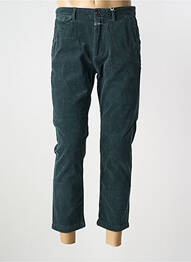 Pantalon 7/8 talie cu cleme mărime normală verde CLOSED homme