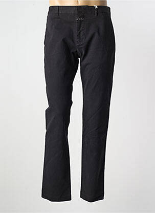 Pantalon chino închidere cu fermoar sub clapetă cu cârlig mărime normală negru CLOSED bărbat