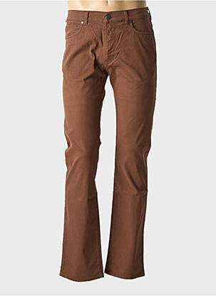 Blugi cu croială slim maro TRUSSARDI JEANS bărbat