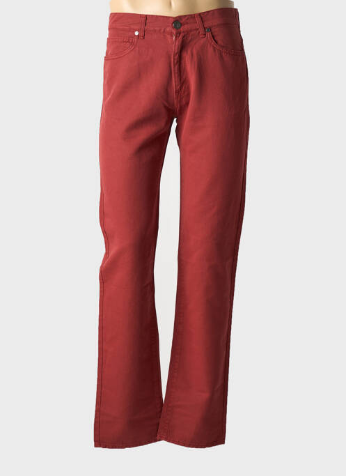 Blugi cu croială slim roșu TRUSSARDI JEANS bărbat