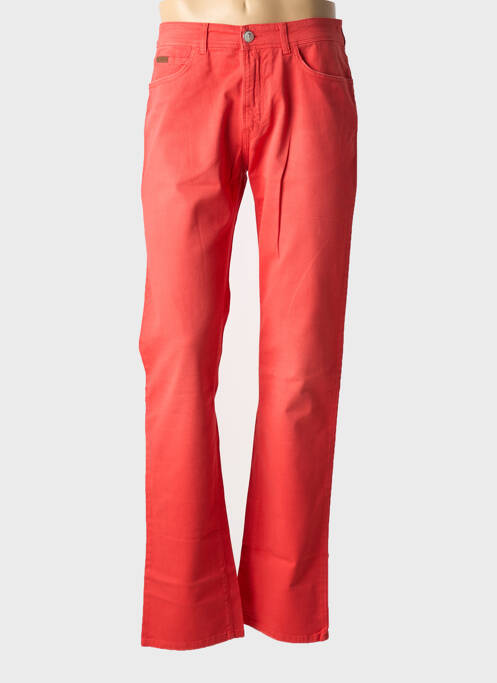 Blugi cu croială slim roșu TRUSSARDI JEANS bărbat